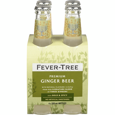 Fever Tree Ginger Beer 4 Pack