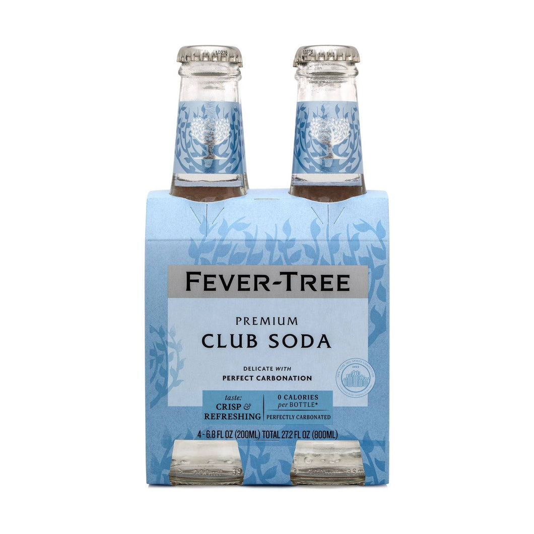 Fever Tree Club Soda 4 Pack