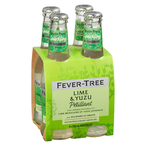 Fever Tree Sparkling Lime & Yuzu Soda 4 Pack