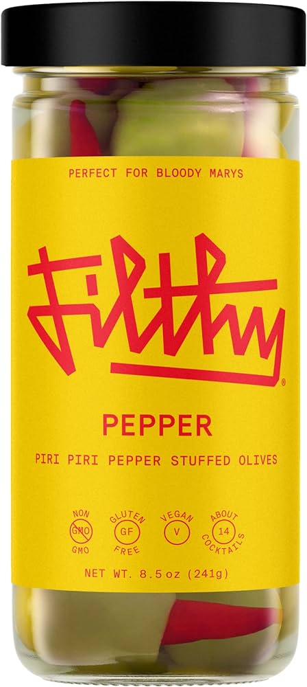 Filthy Hot Pepper Olives