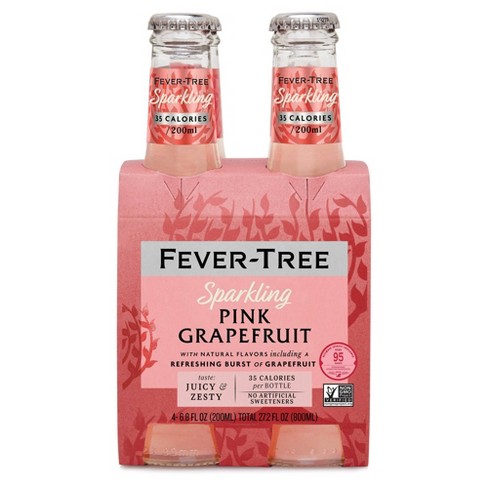Fever Tree Sparkling Pink Grapefruit Soda 4 Pack