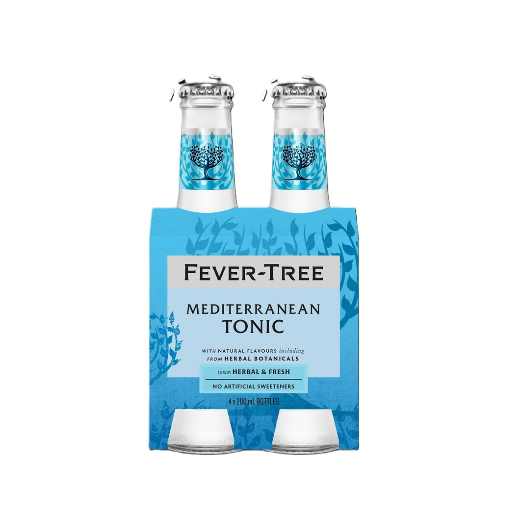 Fever Tree Mediterranean Tonic Water 4 Pack