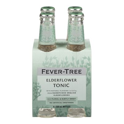 Fever Tree Elderflower Tonic 4 Pack