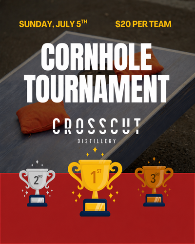 Crosscut Cornhole Tournament Tickets: July 5th - 1 per team
