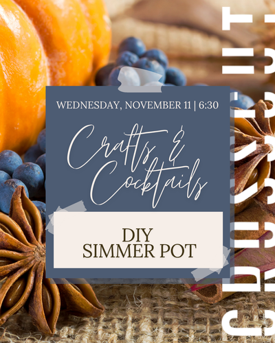 Crafts & Cocktails: DIY Simmer Pot Workshop 🍊 | Nov 11th 6:30-8:30