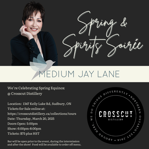 Spring & Spirits Soirée with Medium Jay Lane | March 20th 6:00pm