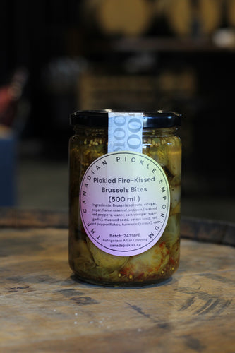 Canadian Pickle Emporium: Fire-Kissed Brussels Bites