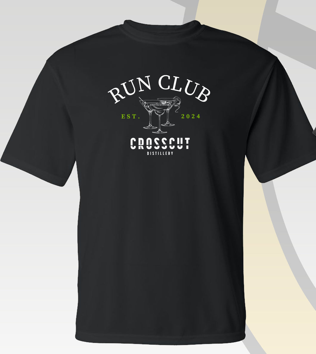 Run Club Men's Black T-Shirt