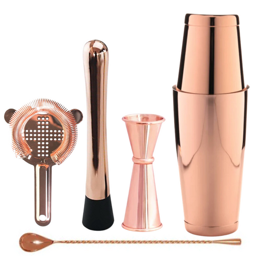 Copper Barware Set