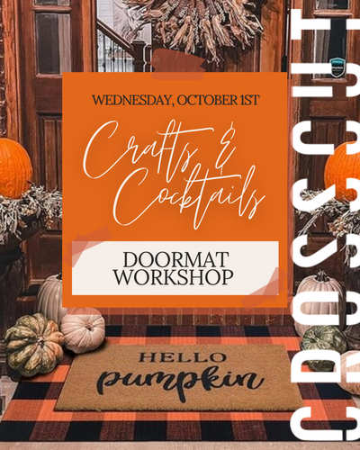 Crafts & Cocktails: DIY Doormat Workshop | Wednesday, October 1st from 6–8 PM