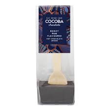 Cocoba Dark Chocolate & Rum Hot Chocolate Spoon