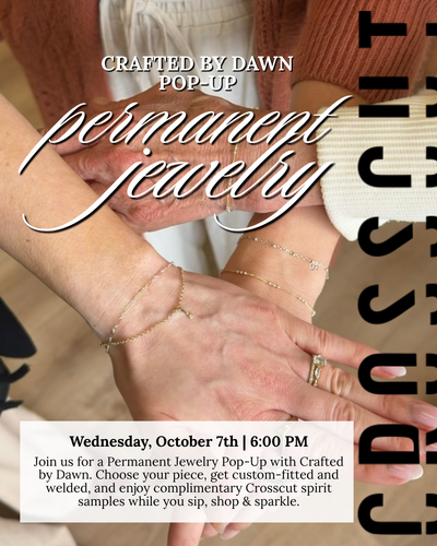 ✨ Permanent Jewelry Pop-Up - Crafted by Dawn x Crosscut ✨ | Wednesday, October 7th | 6:00 PM