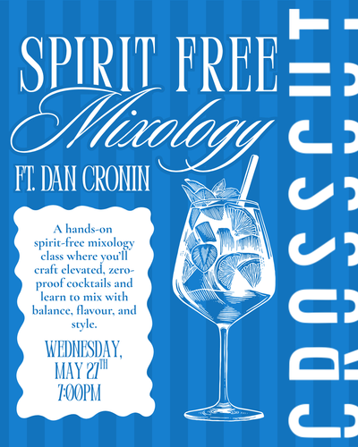 Spirit-Free Mixology - The Perfect Mocktail|  Wednesday, May 27 | 7:00PM