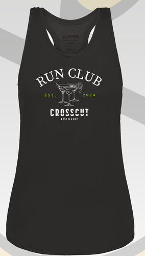 Run Club Women's Black Tank