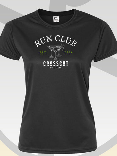 Run Club Women's Black T-Shirt
