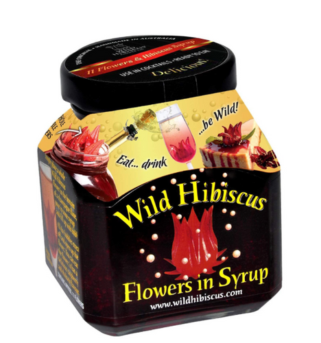 Wild Hibiscus Flowers in Syrup